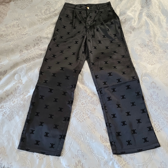 Soft Textured Satin Lounge Pants! NWT! - Picture 6 of 6